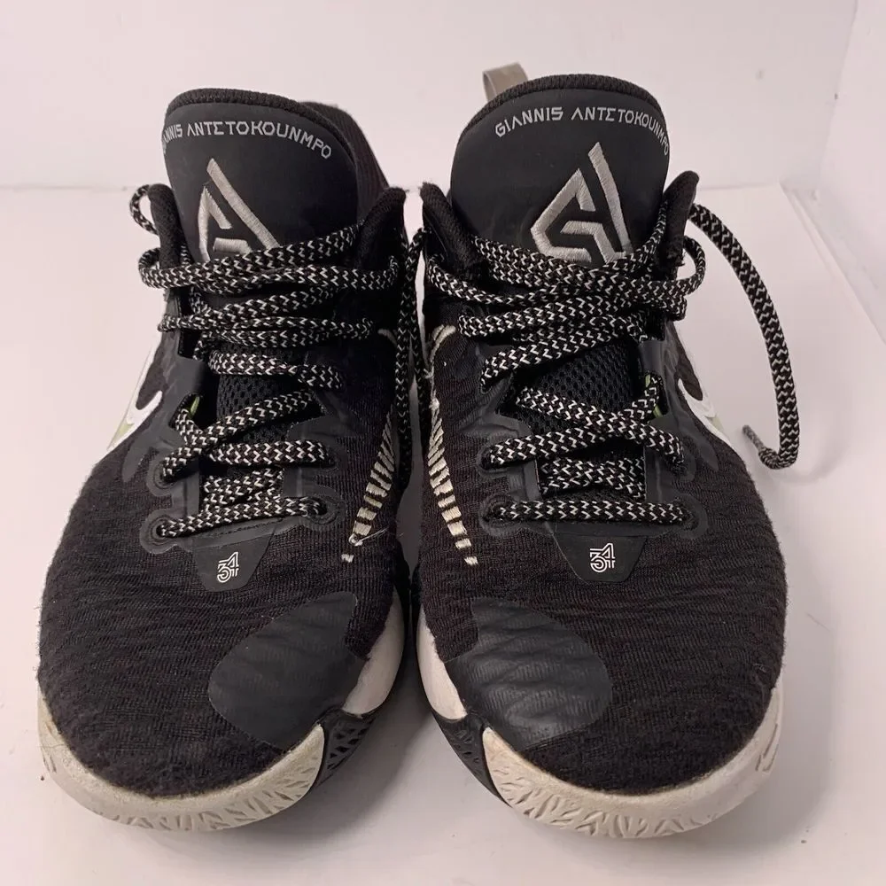 Nike Boys Giannis Immortality DB6081-010 Black‎ Basketball Shoes Sneakers Sz 7Y